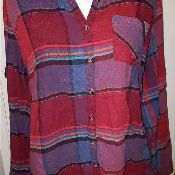 Maurices button up plaid shirt - Picture 4 of 6